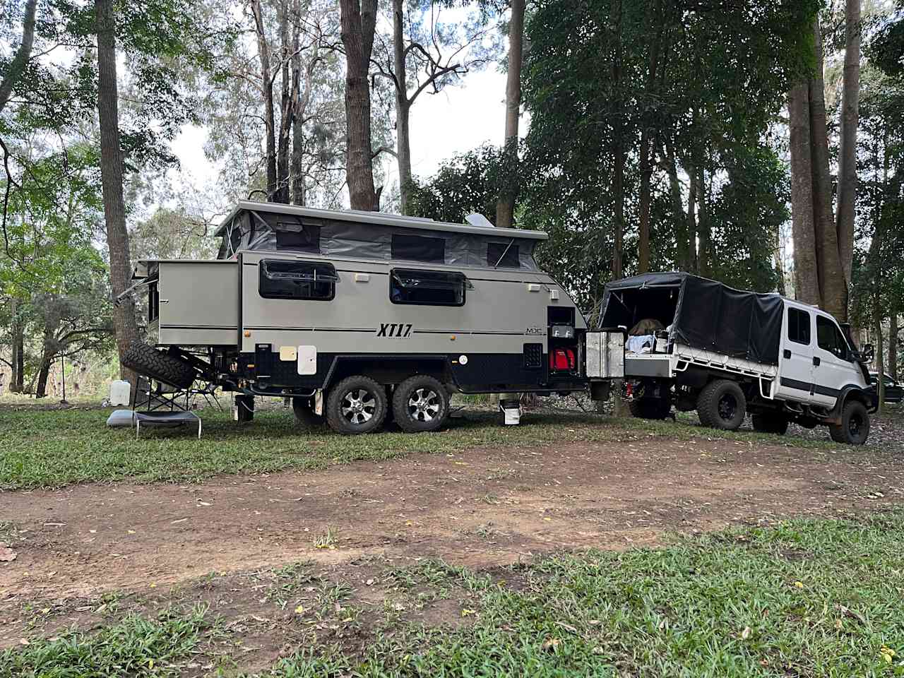 Creek and Antique Camping