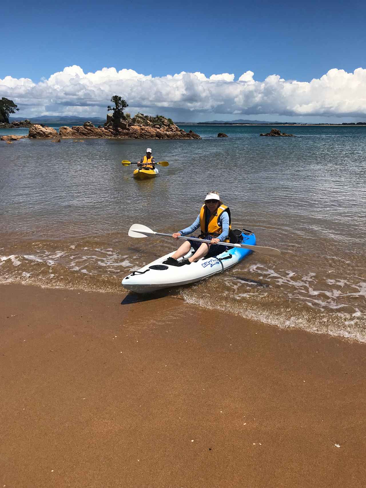 Kayaking at Perehipe Beach.