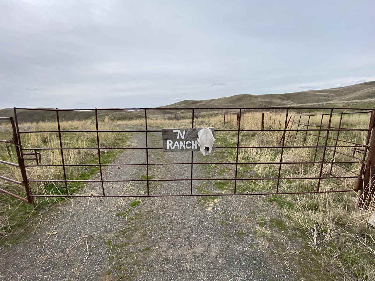 This is the main entry gate off of the highway that you will see. 