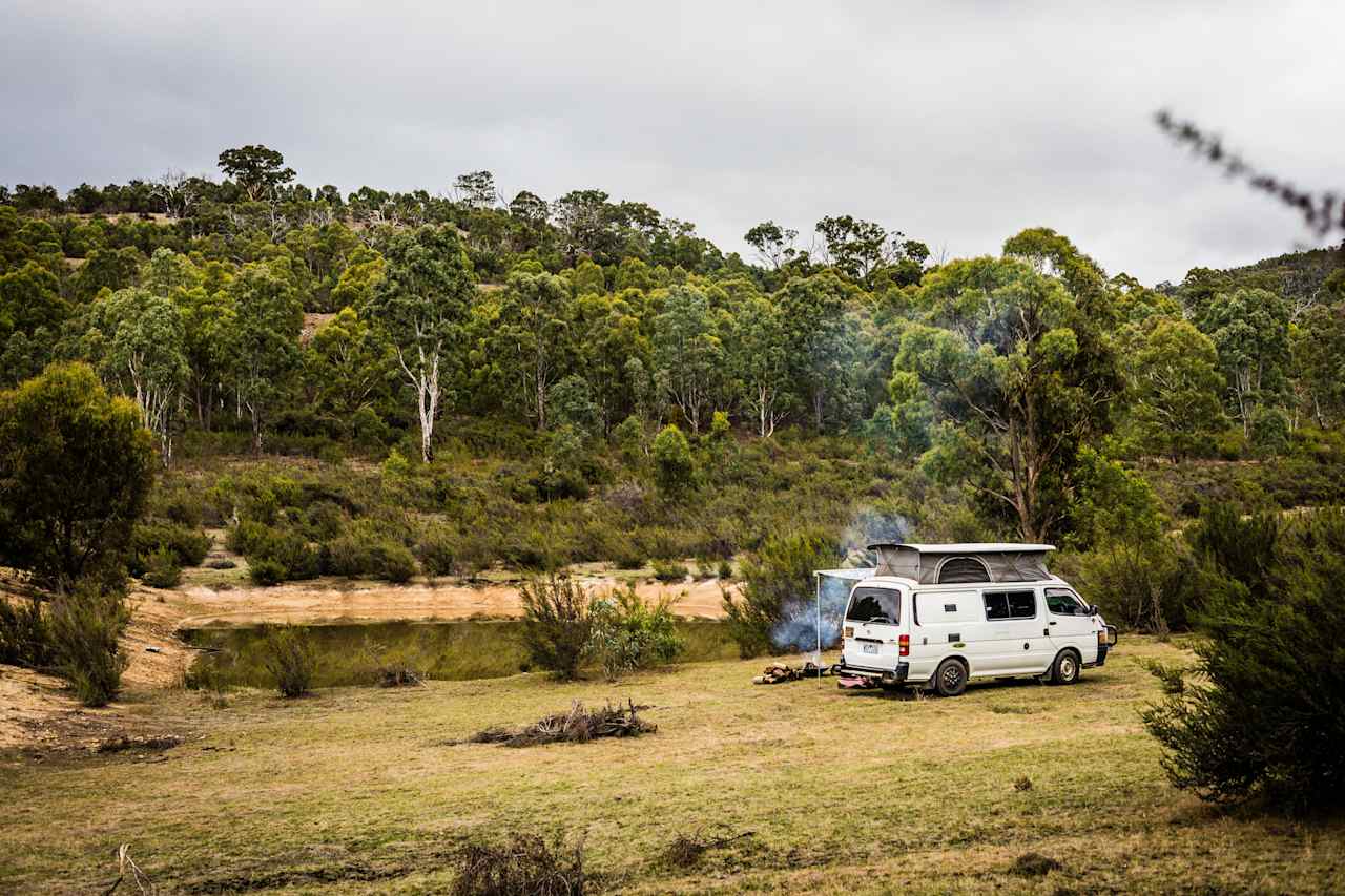 Overview of camp site