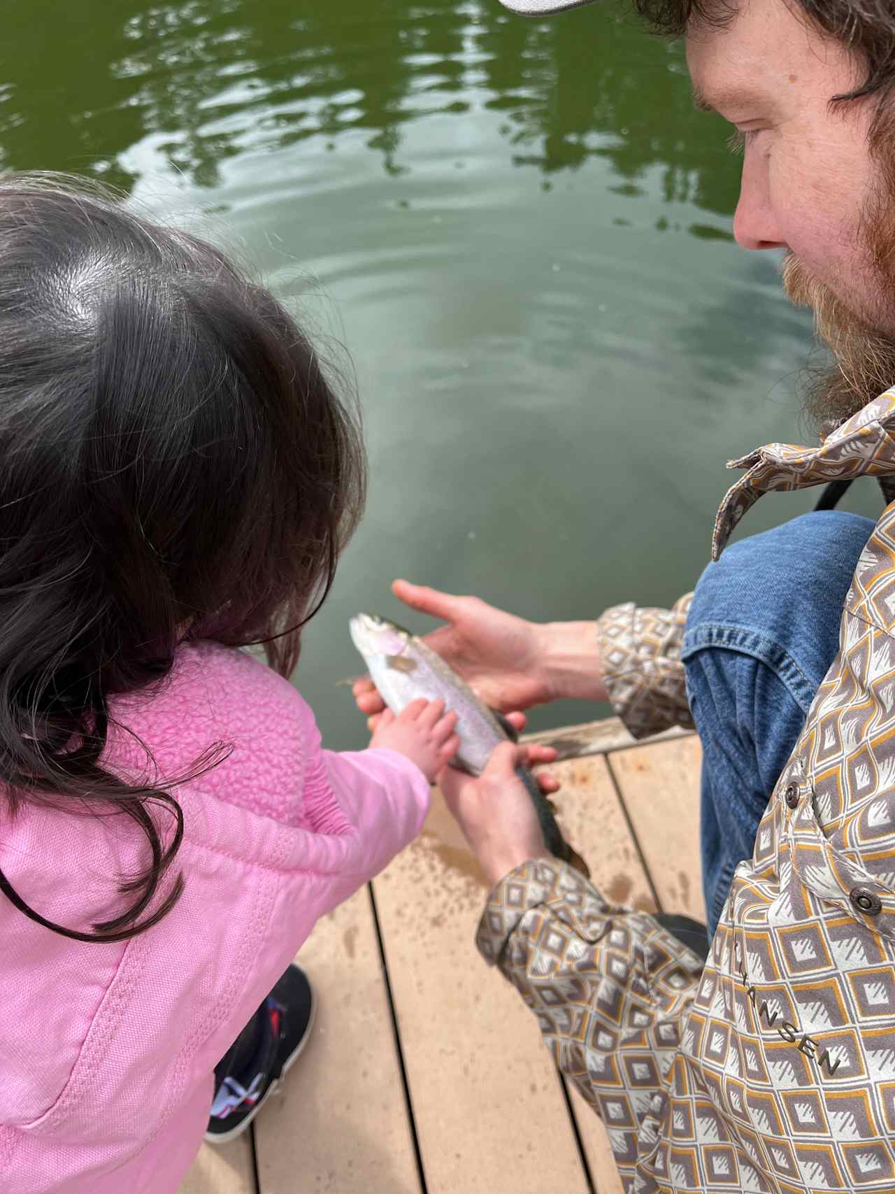 First fish with dad! Great memories 