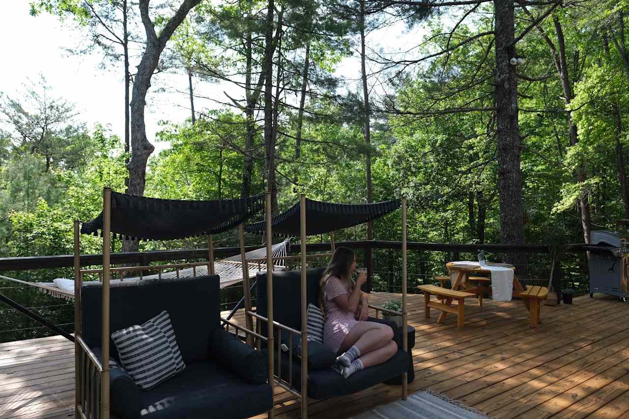 Luxe Glamping Dome HotTub Mvie Thtr