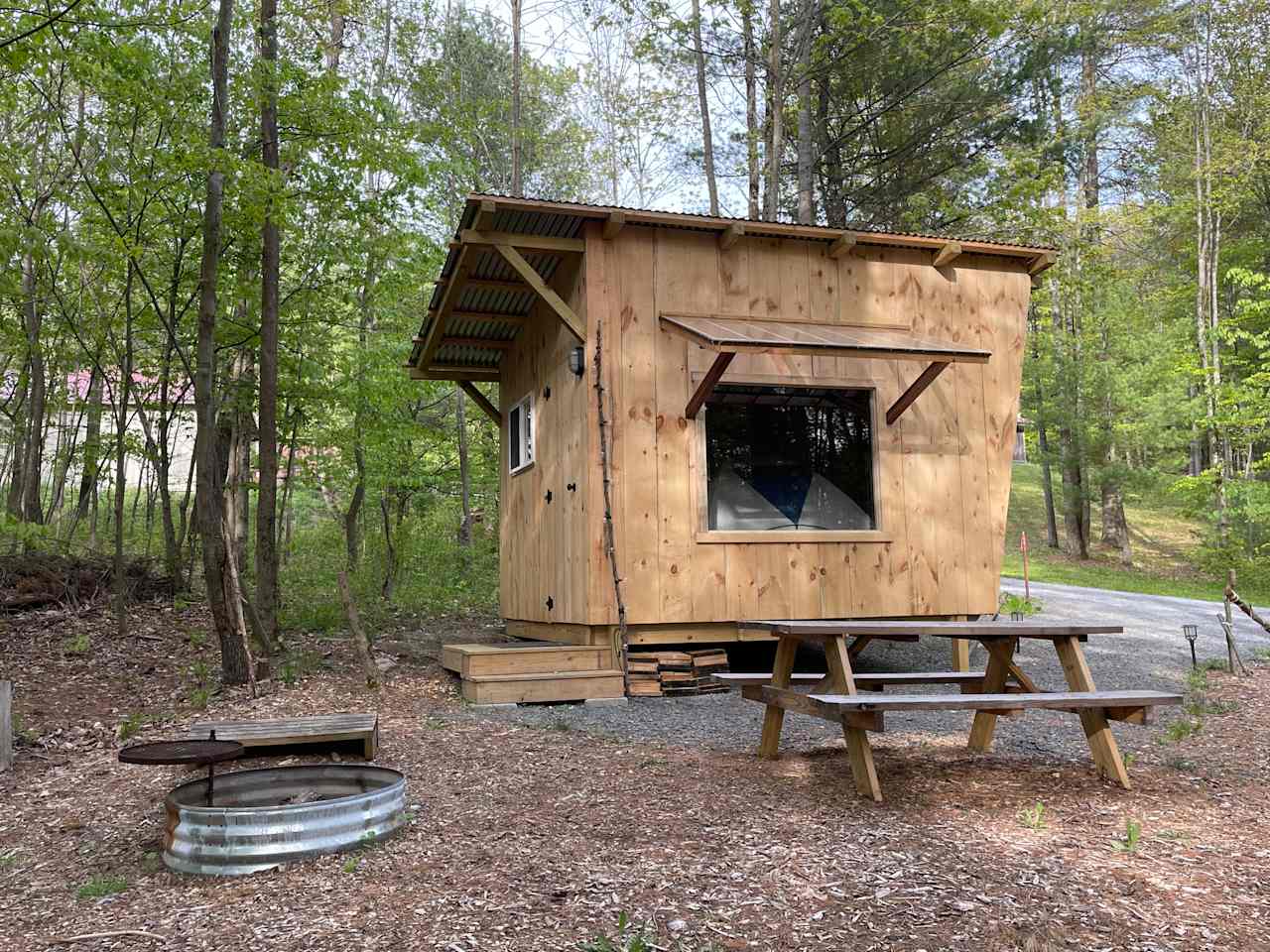 Sanctuary in the woods tent camp