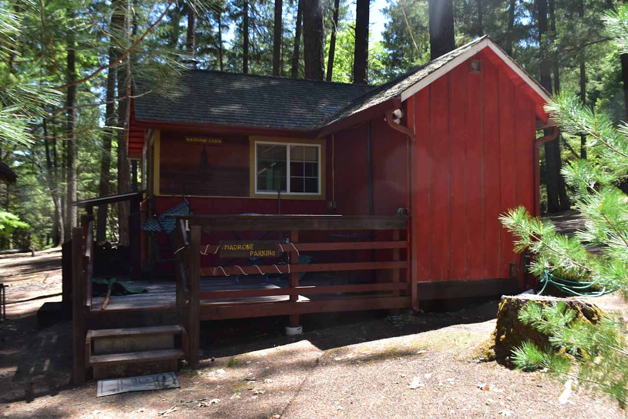 Deck w/ BBQ and wood stove