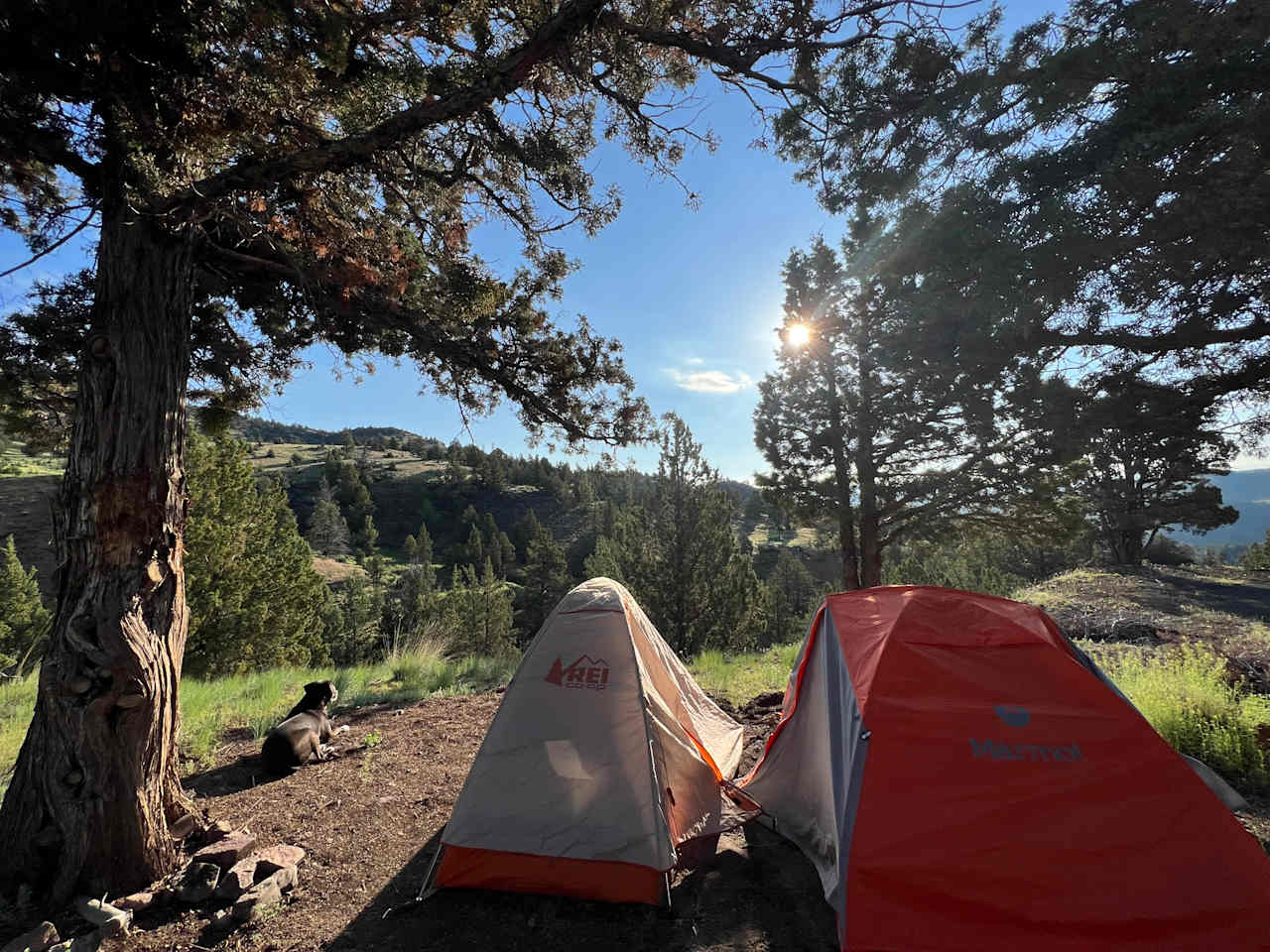 Back Side of Painted Hills Camping