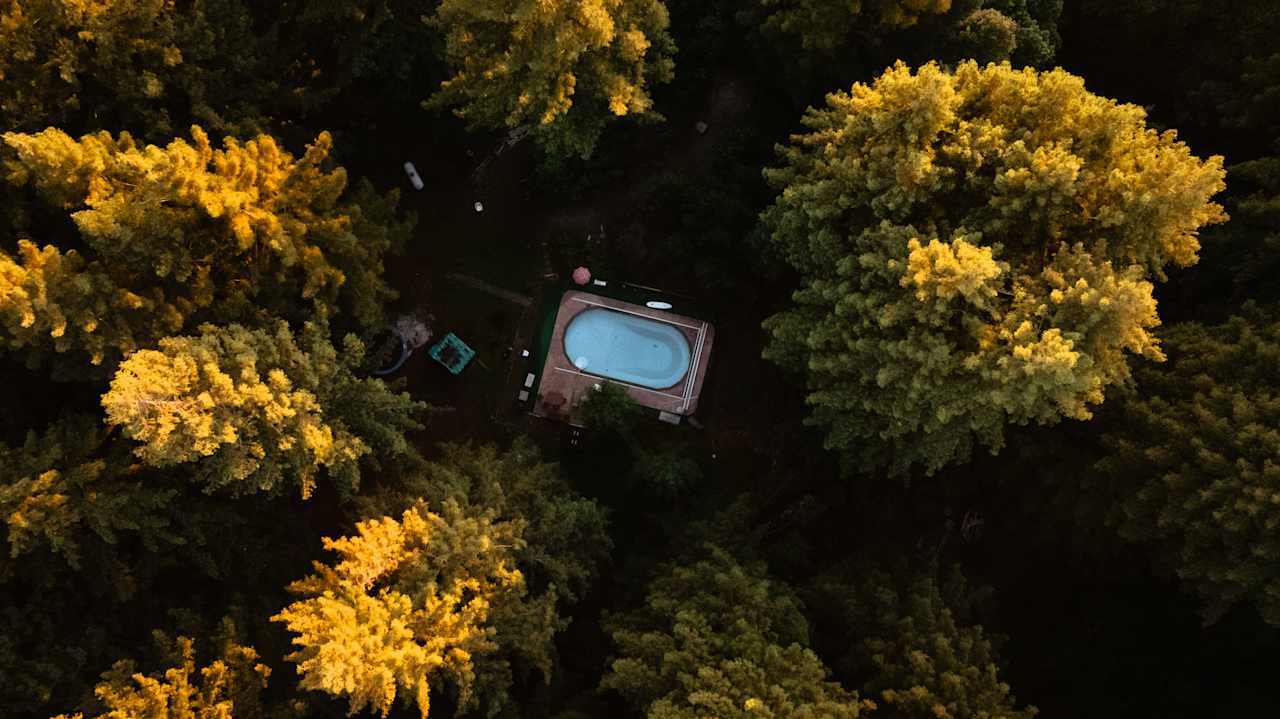 Pool from above