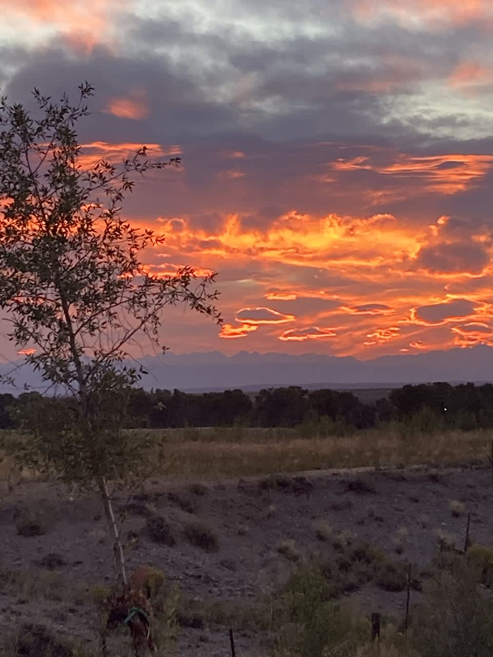 Sun rise ar camp site one and two