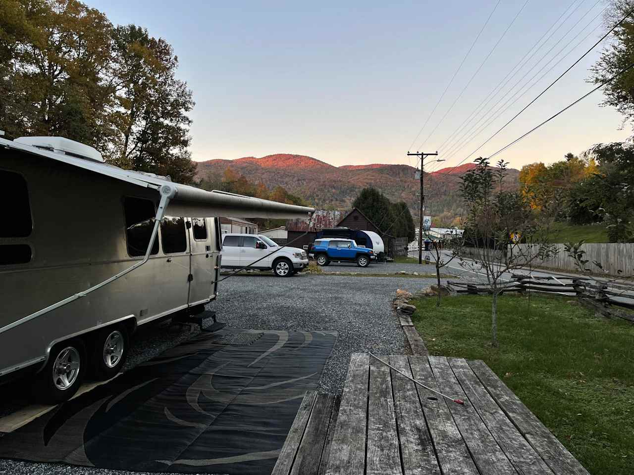 Sunset on Rich Mountain.