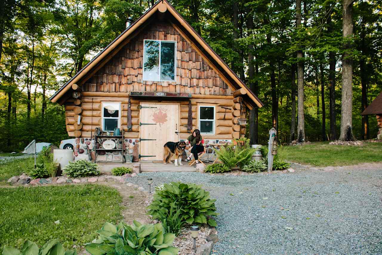 The Sugar Shack - make sure to check out the antique maple syrup bottles and cans around the cabin. 