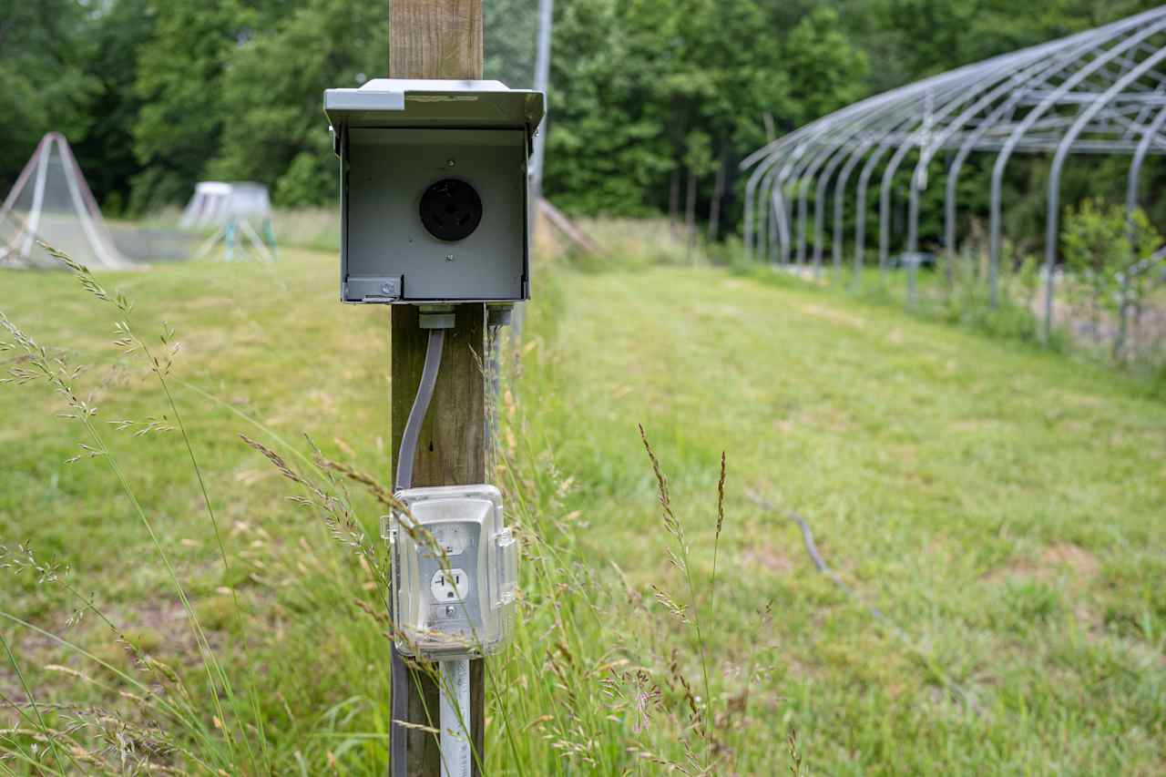 Electrical outlets for RV's