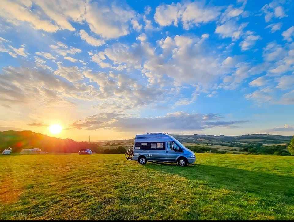 Red Sky at Night Campsite