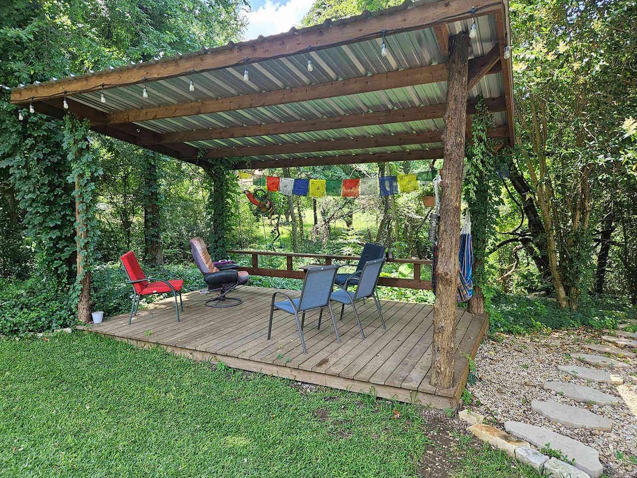 Hang out and relax includes hammock 