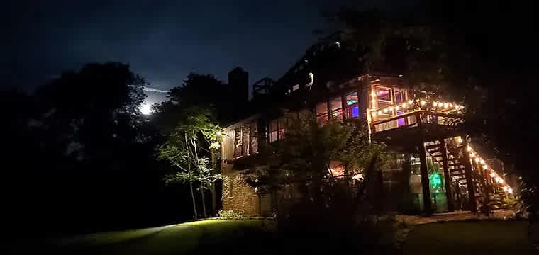 Main House at Night