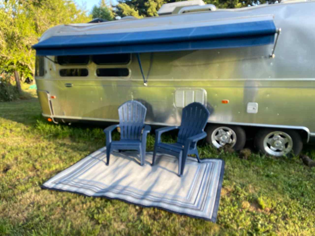 Airstream Near the Gorge