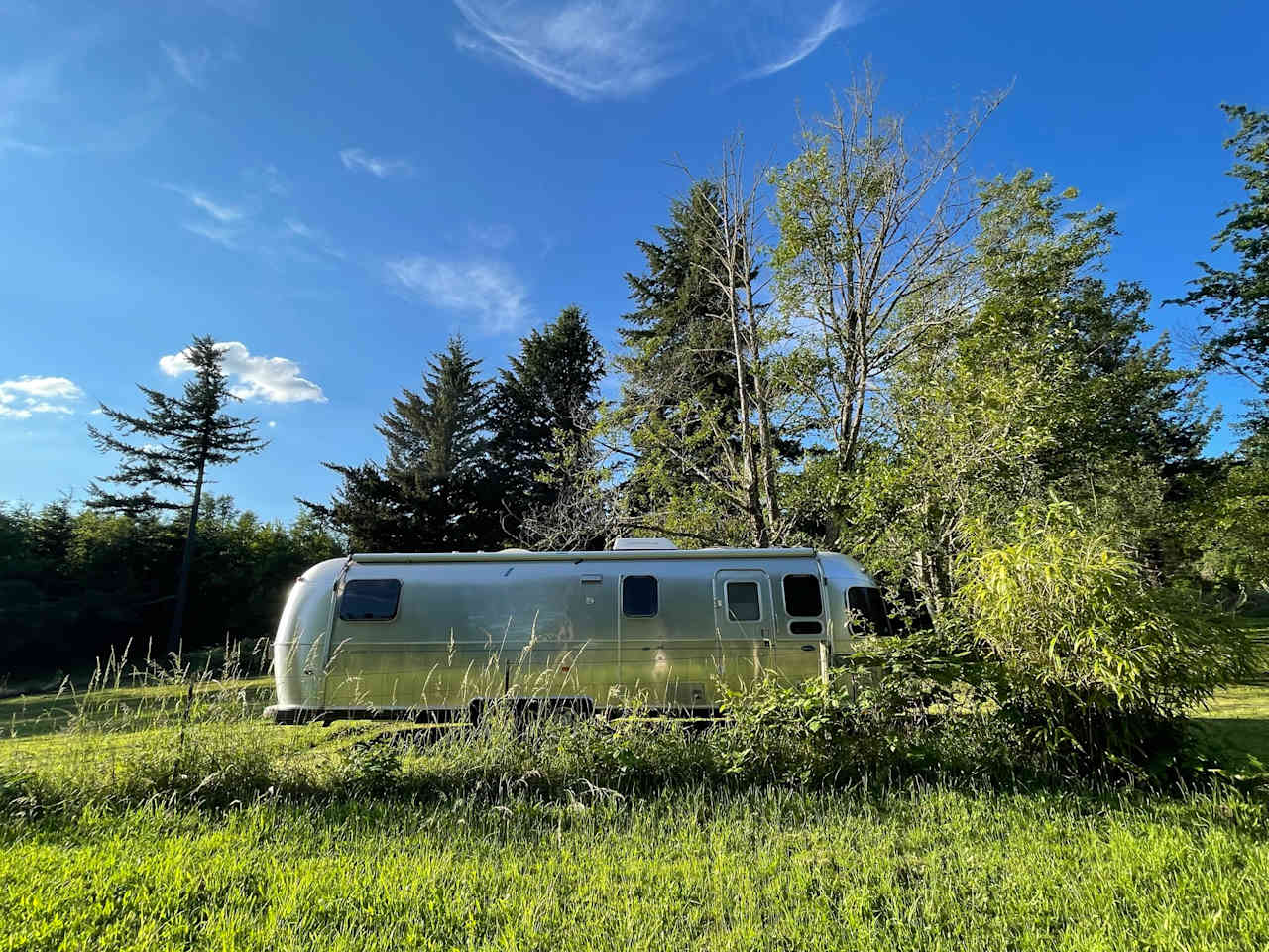 Airstream Near the Gorge