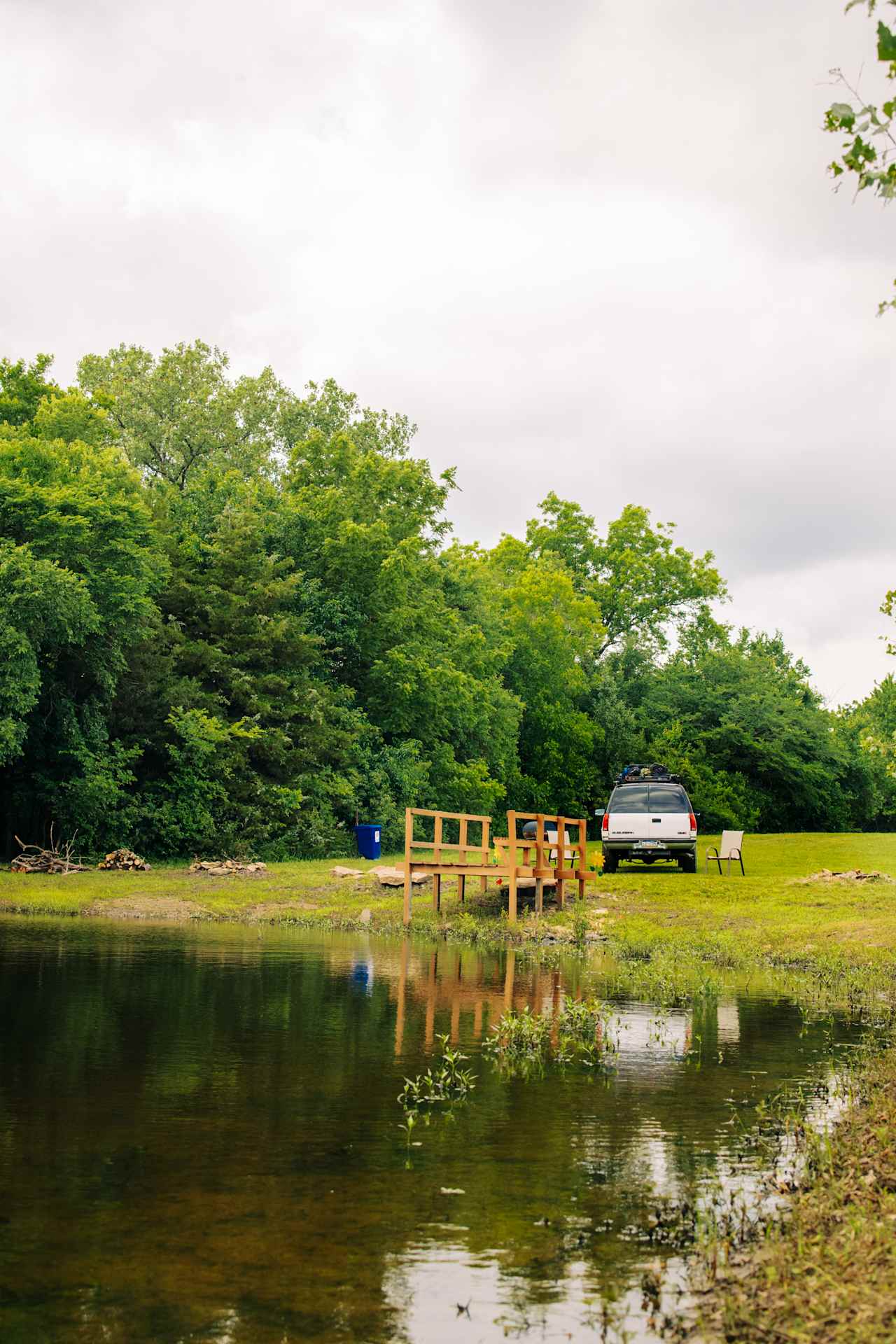 Pull right up to the dock if you'd like! 