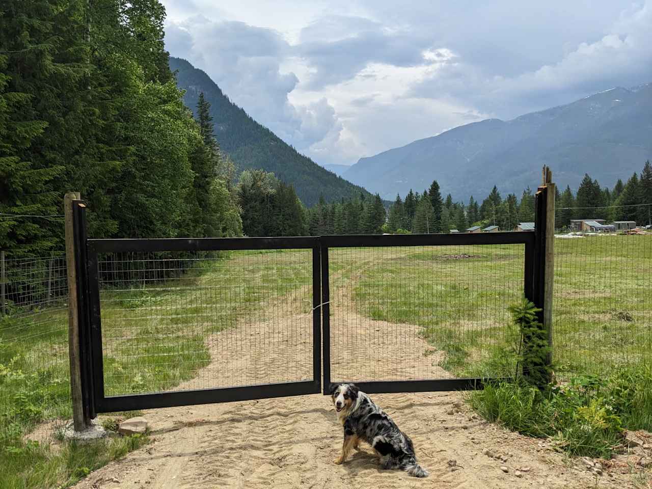 Entrance to Kootenay born RV site.