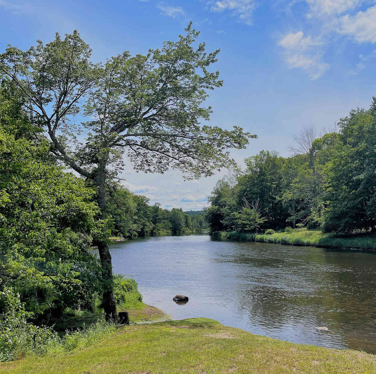 View from the camping location