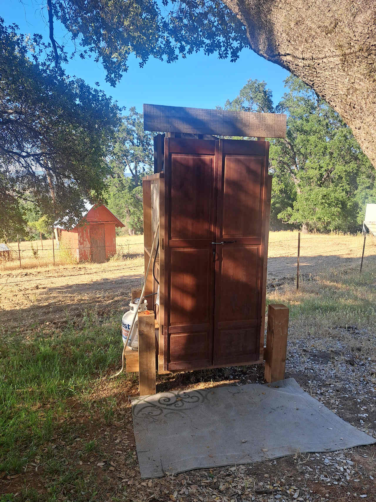 Smaller of the 2 shower houses