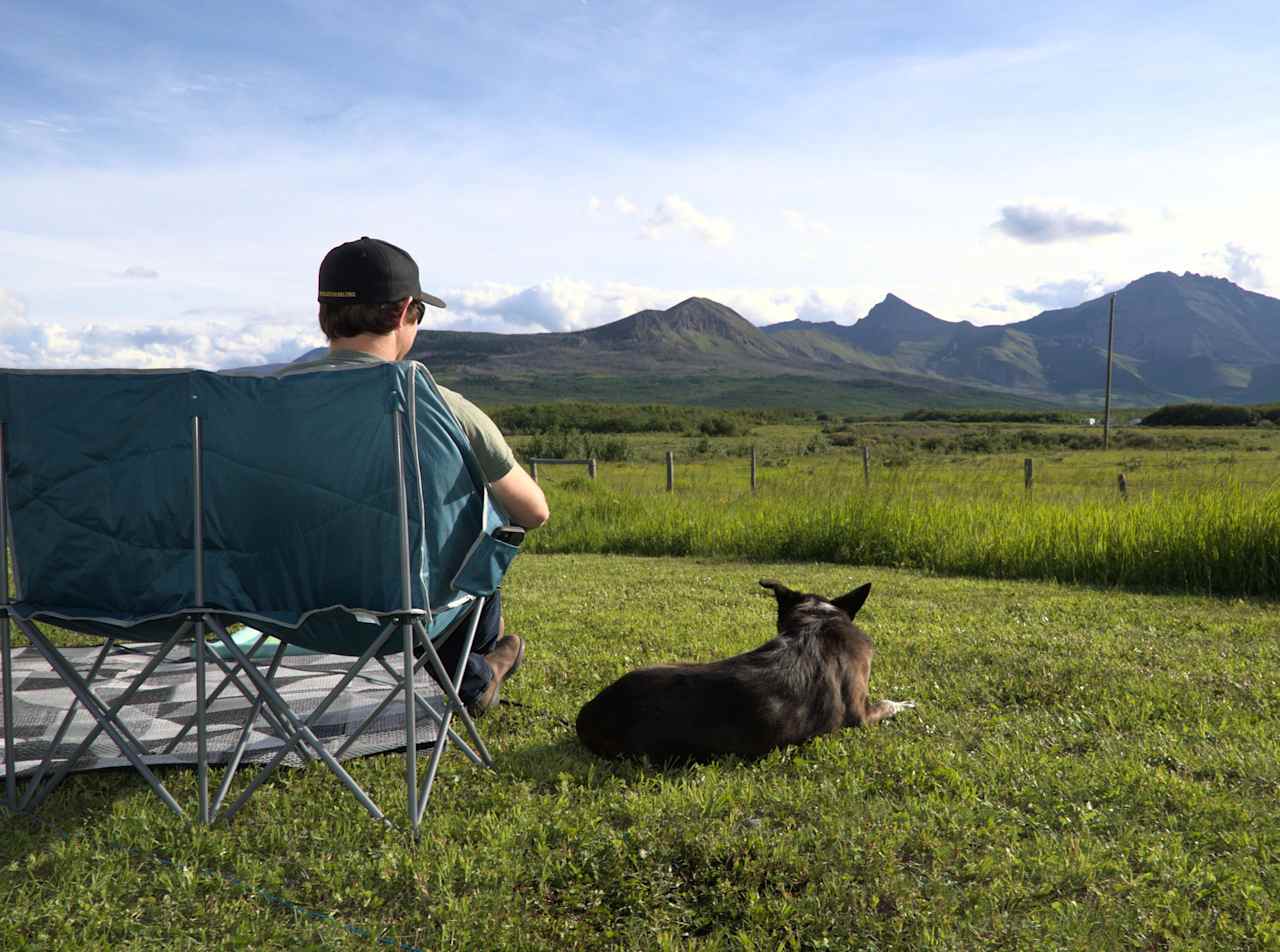 Camping with Mountain Views