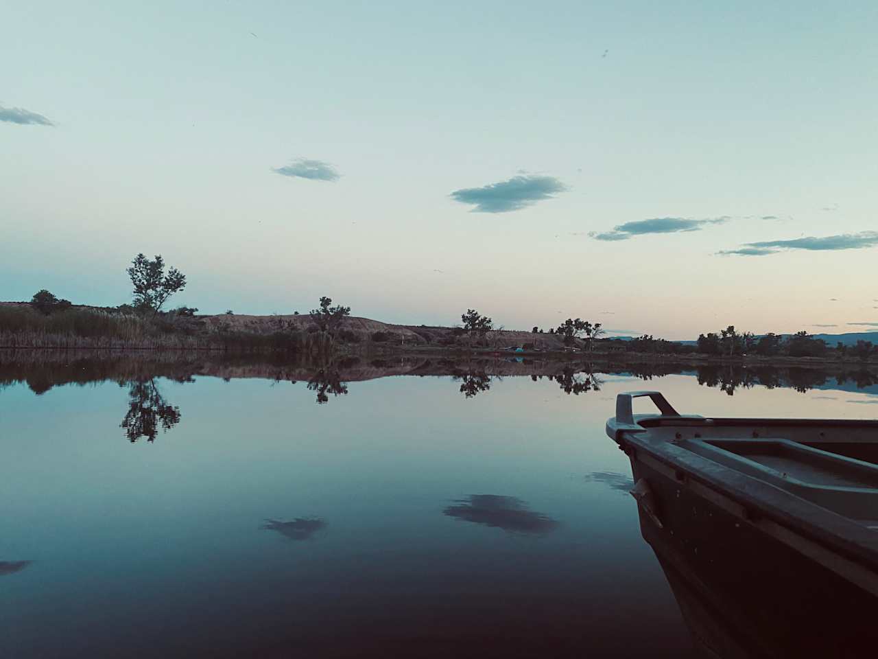 Lakeside in the evening