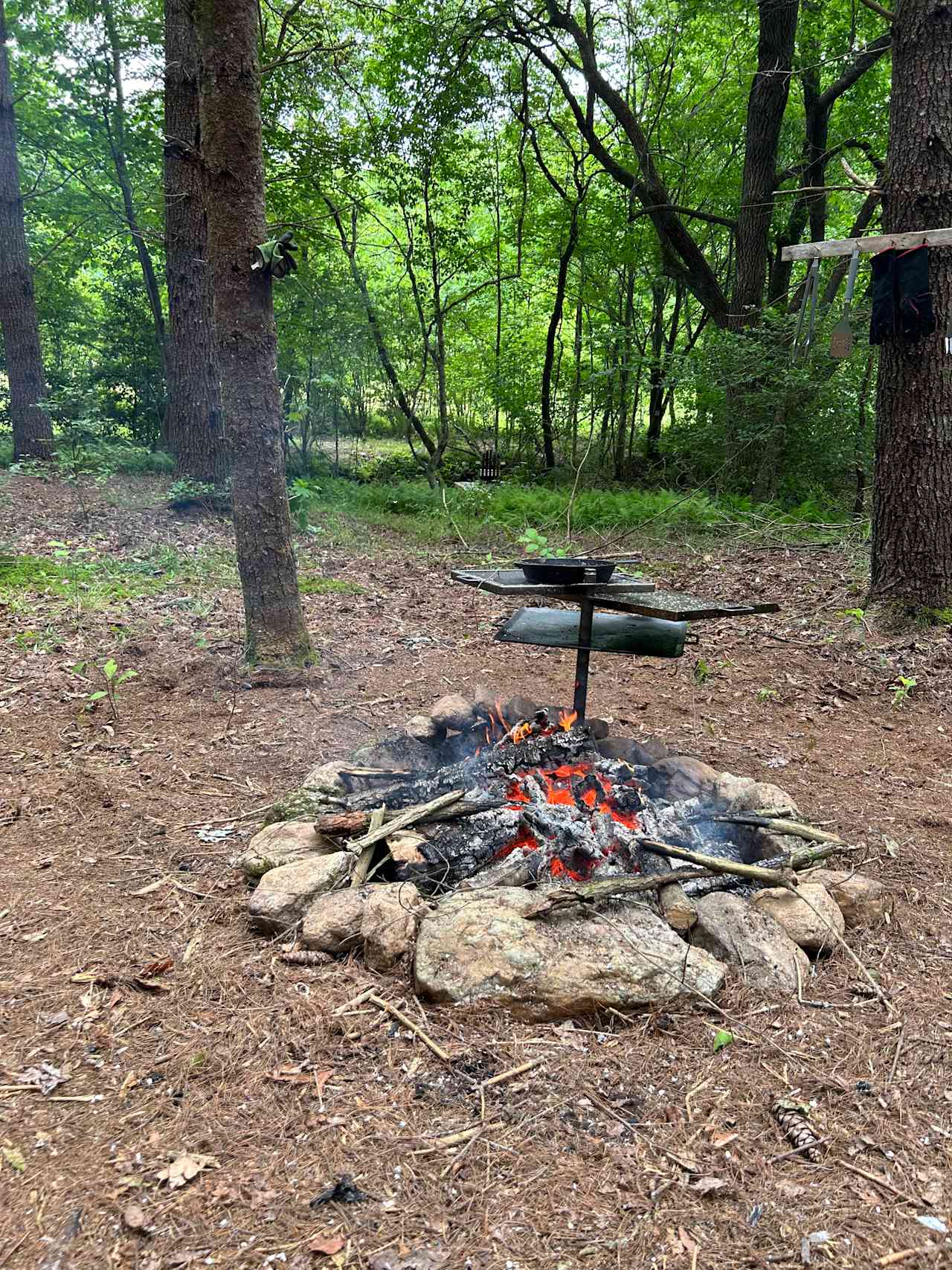 Fire pit. Grill not included