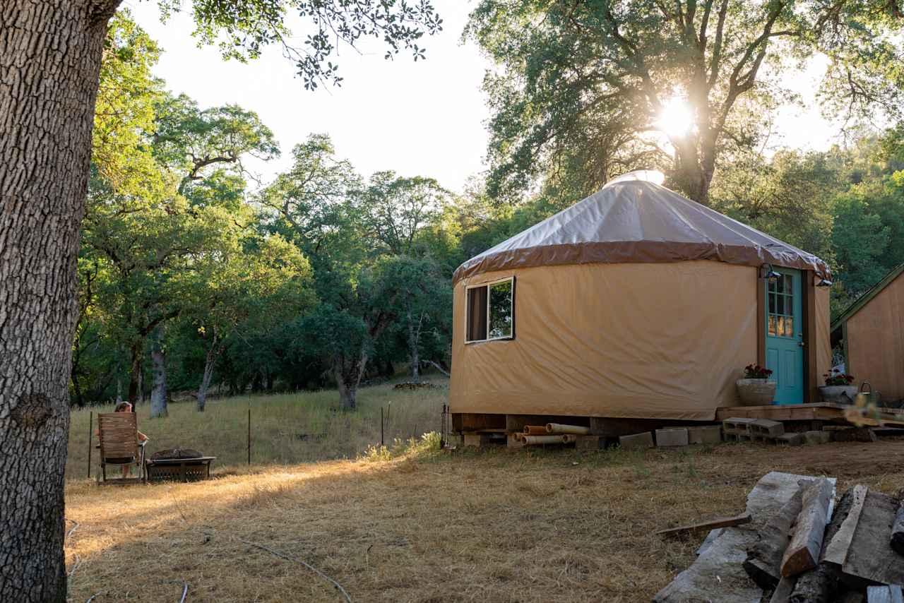 Sunset from the Yurt