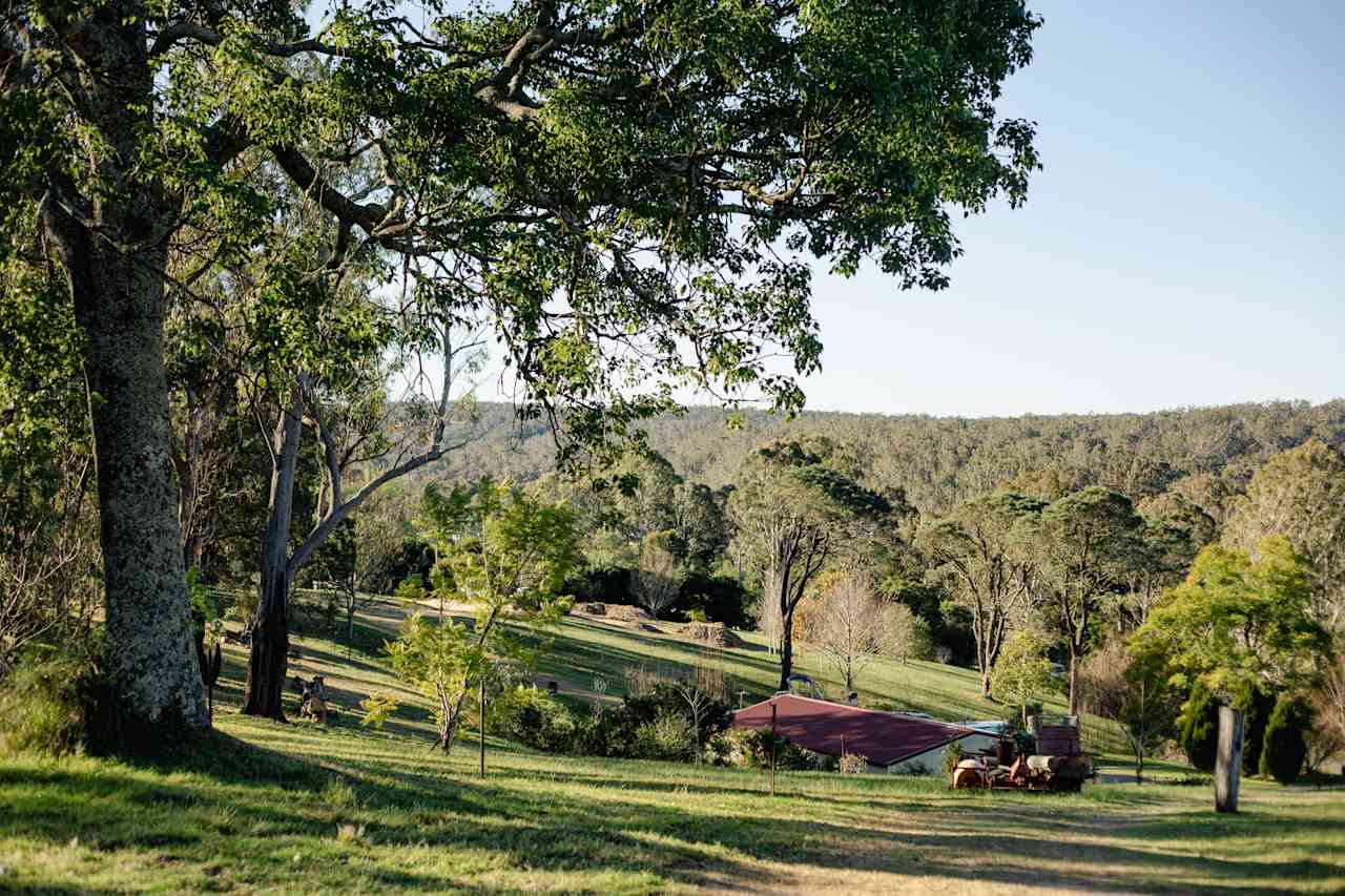 Overlooking site 1 and 2