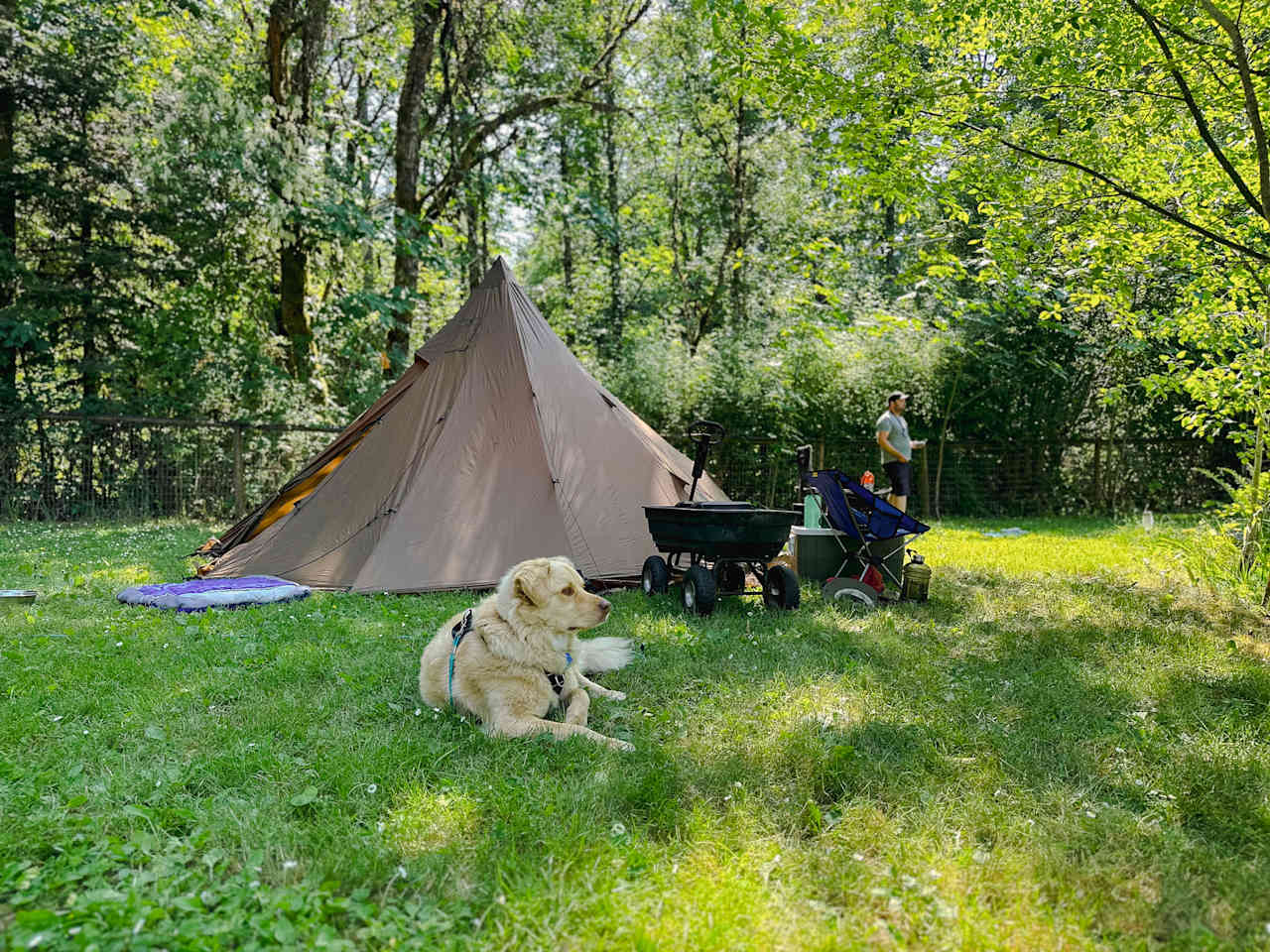 Site 3 with beautiful pond view.