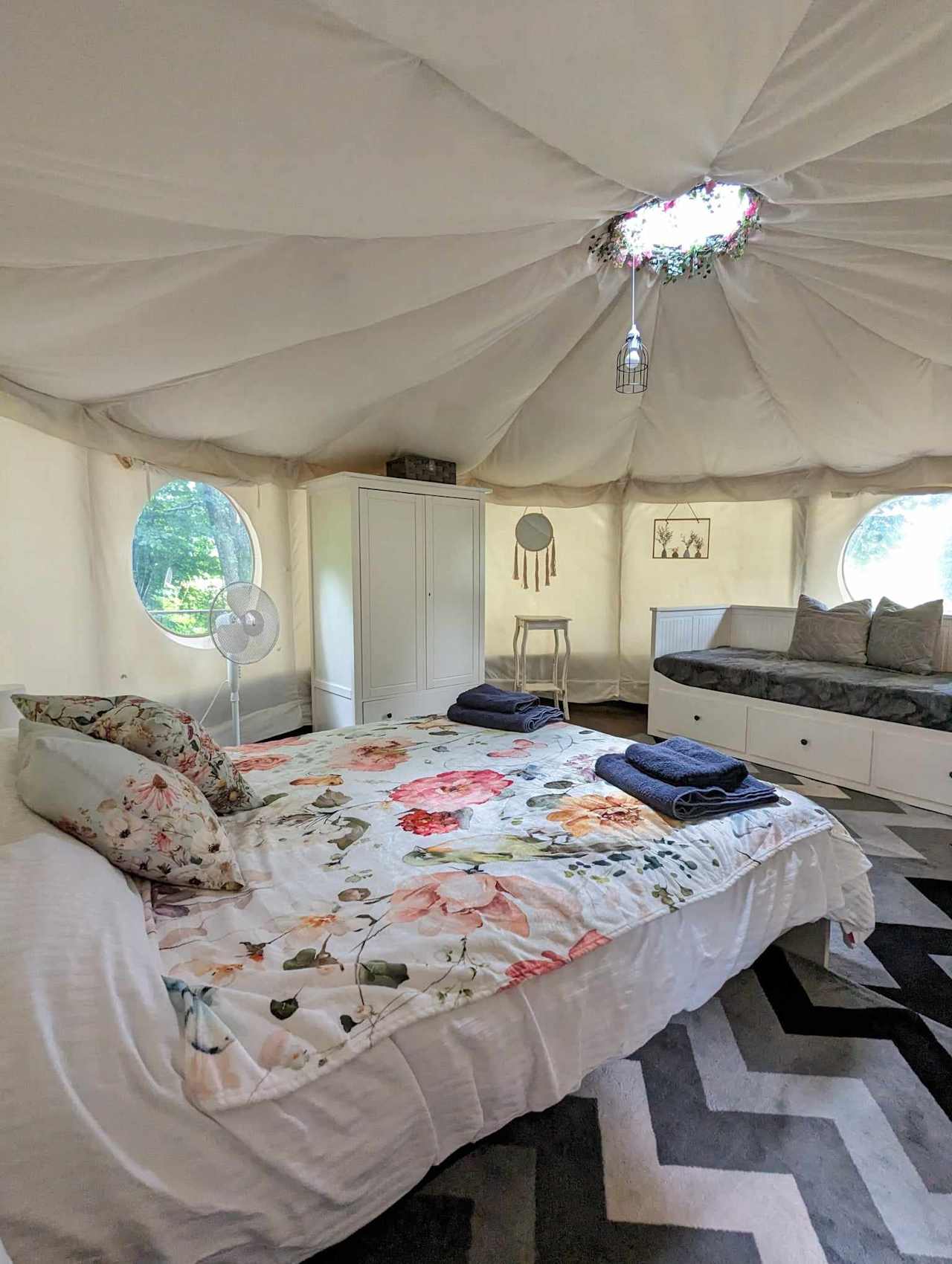 Yurt Glamping at Moulin des Forges