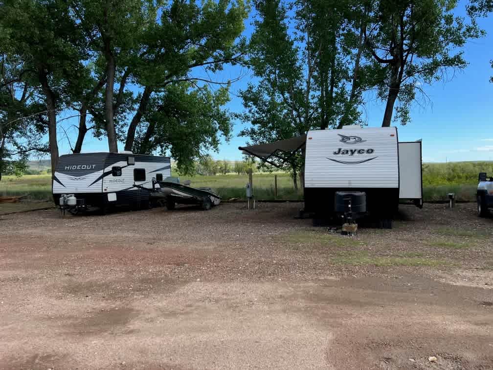 Fishing lodge on big horn river