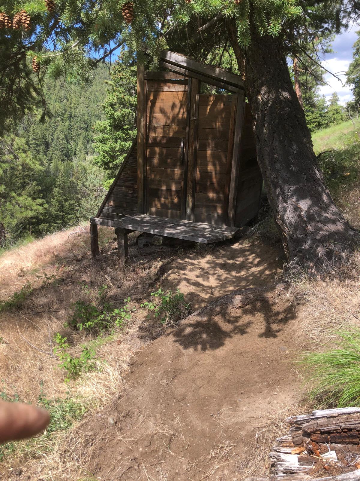 Outhouse with a view !