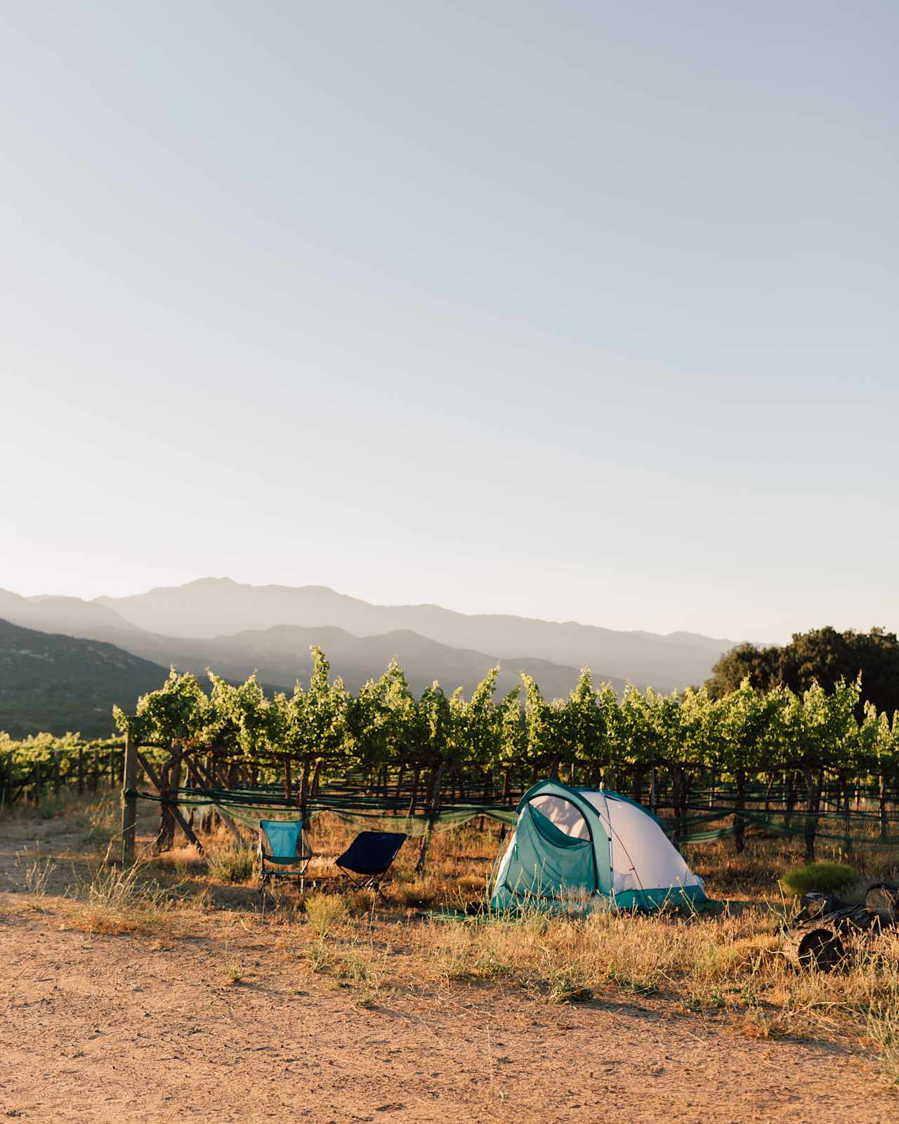 We pitched our tent, but note that this is best fit for RVs! 