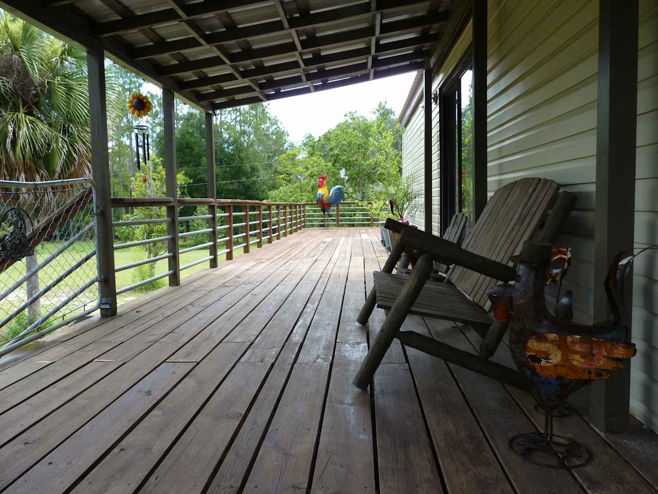 Covered front porch