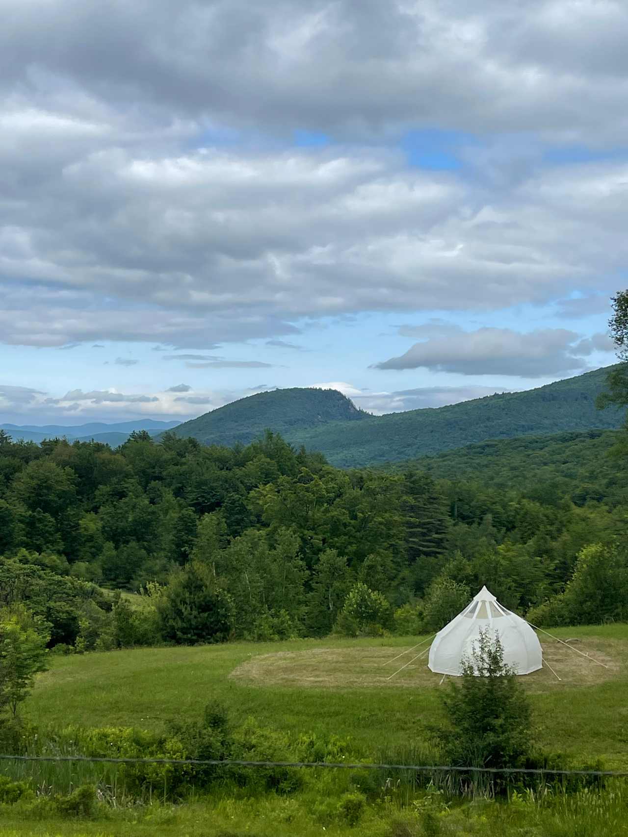 View of camp from the road 