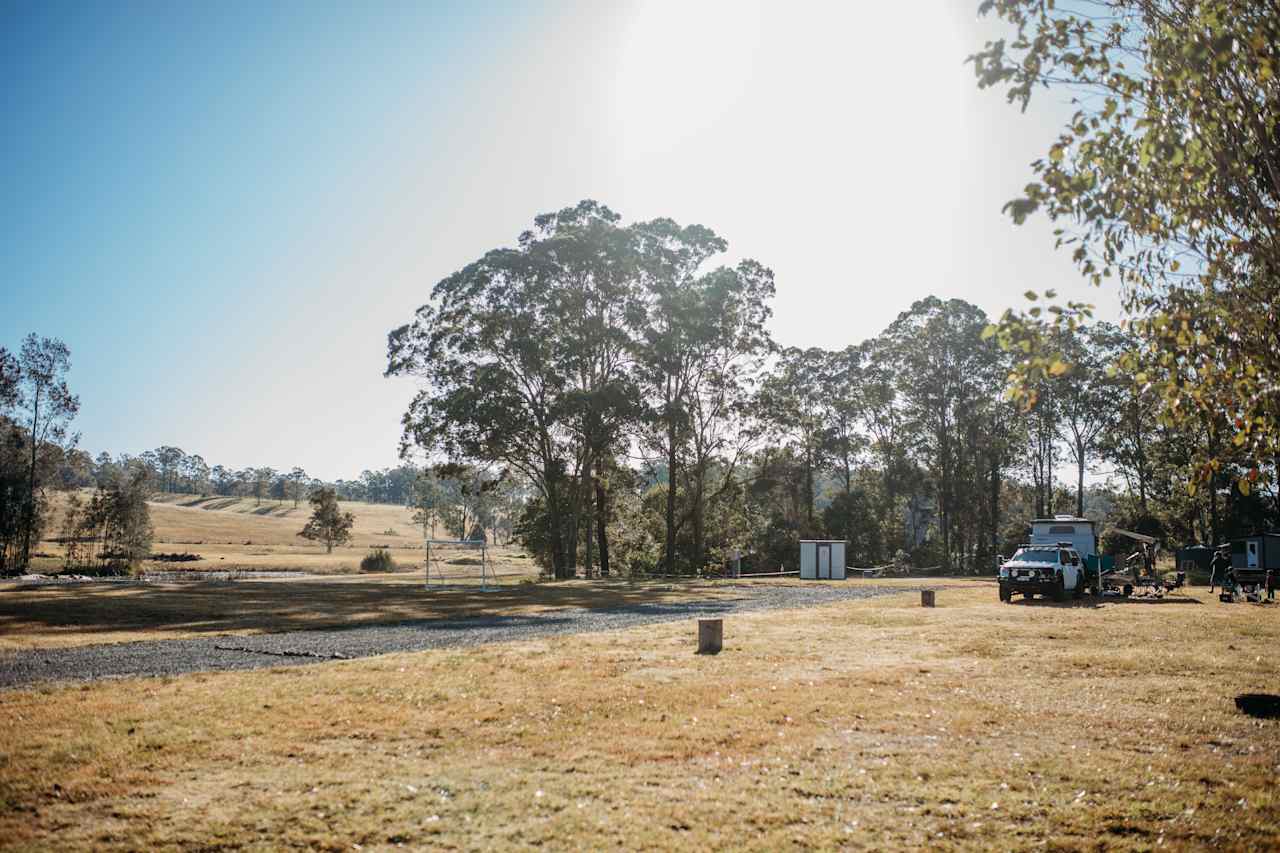 Overview of the campsites 