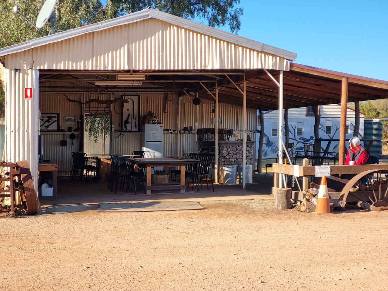 BBQ area & communal fire