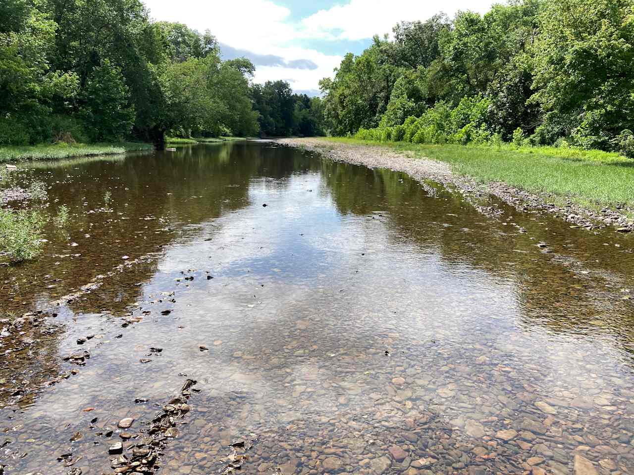 Lots of places to explore along the river.