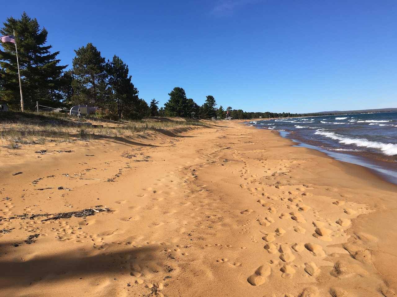 Premium Keweenaw Beach RV Site