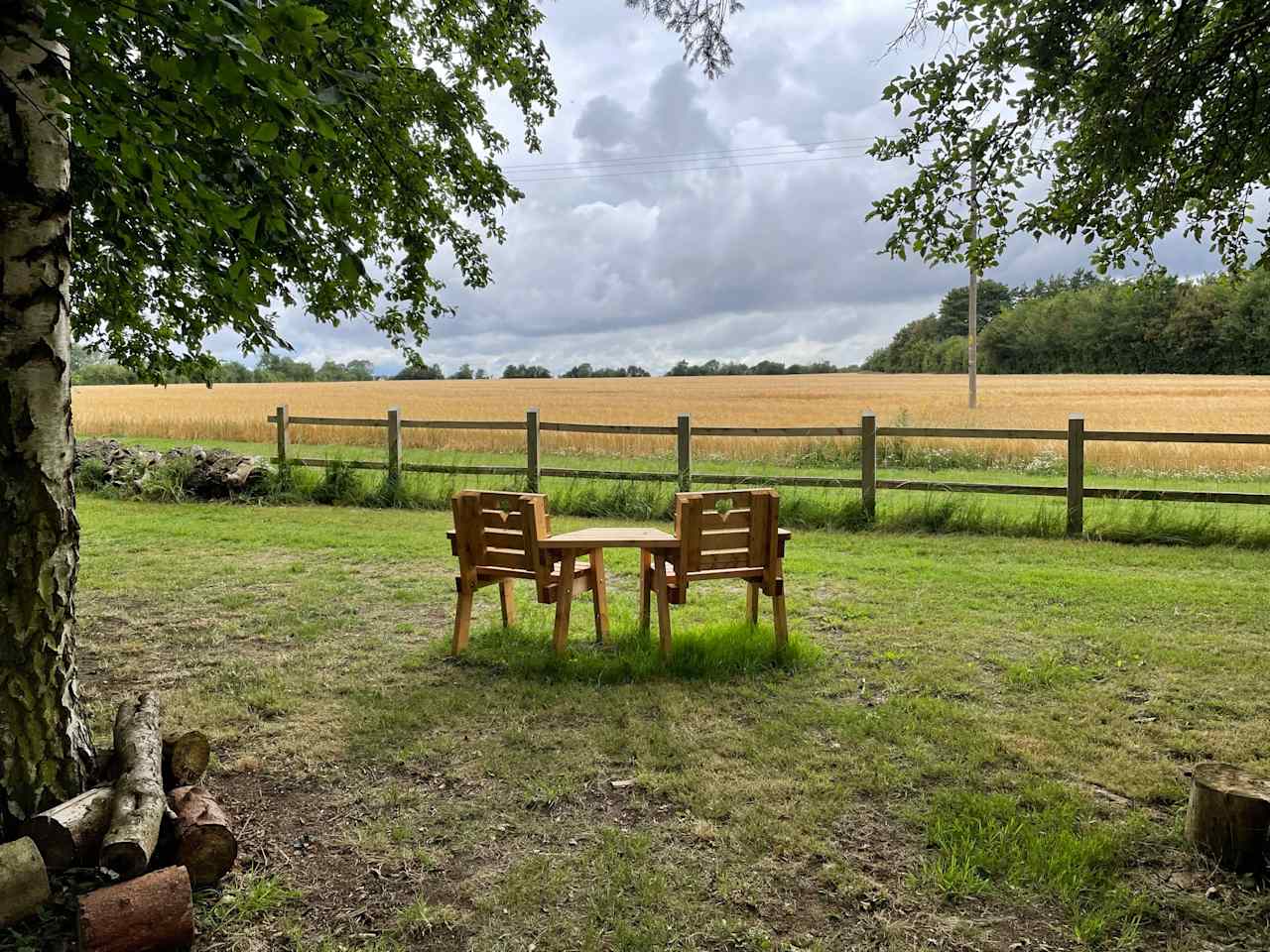 Bell Tent with Fire Pit, Games Room