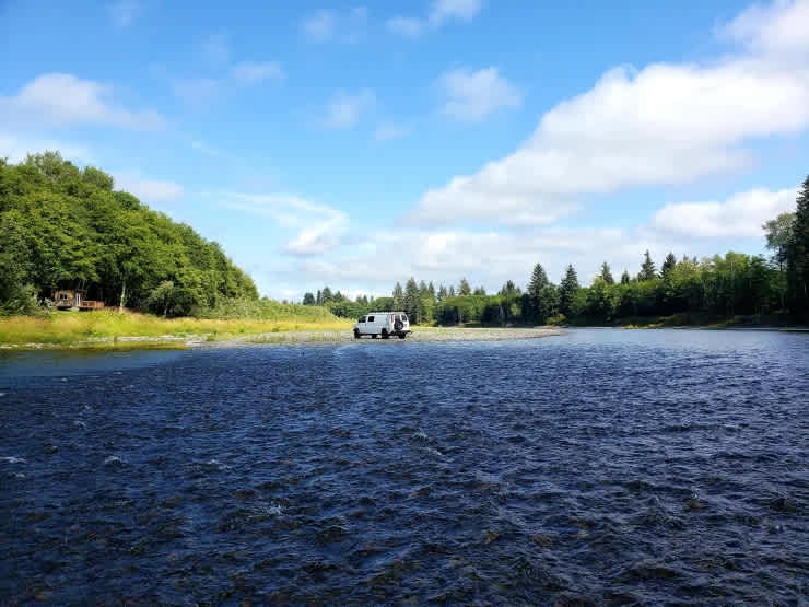 Quileute Coastal River Front Campin