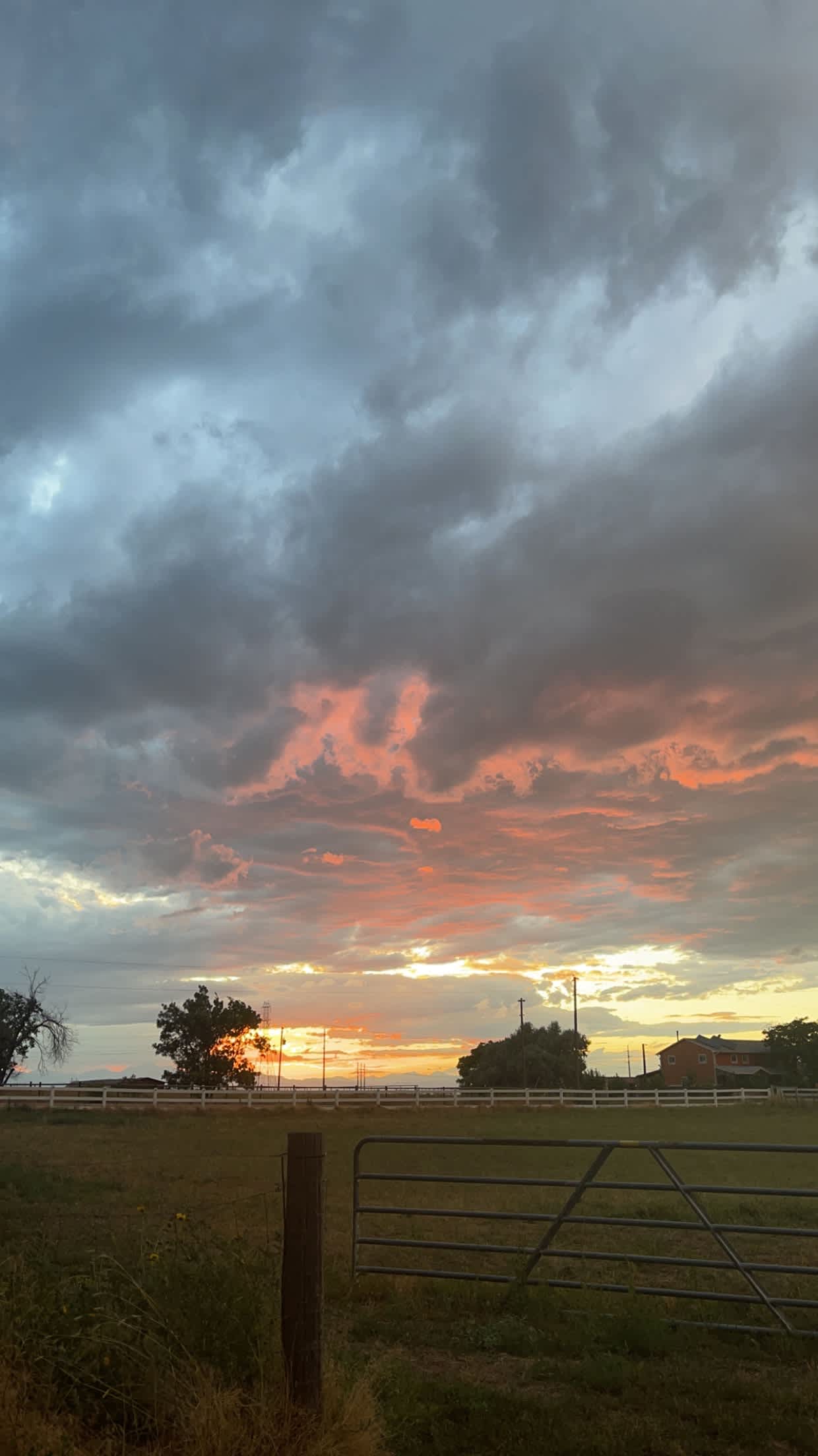 Sunset from the pad