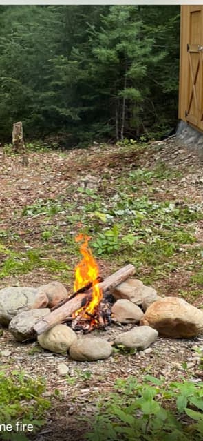 Firepit at the Cabin