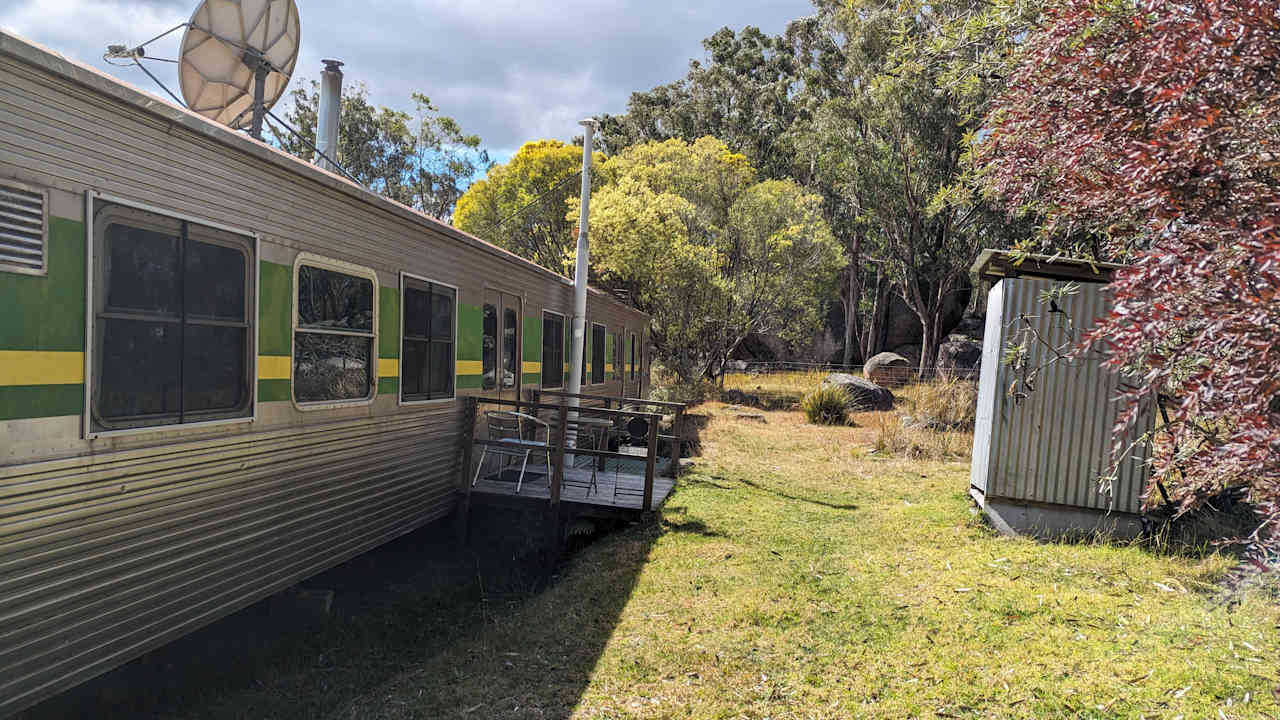 Bald Rock Station trains