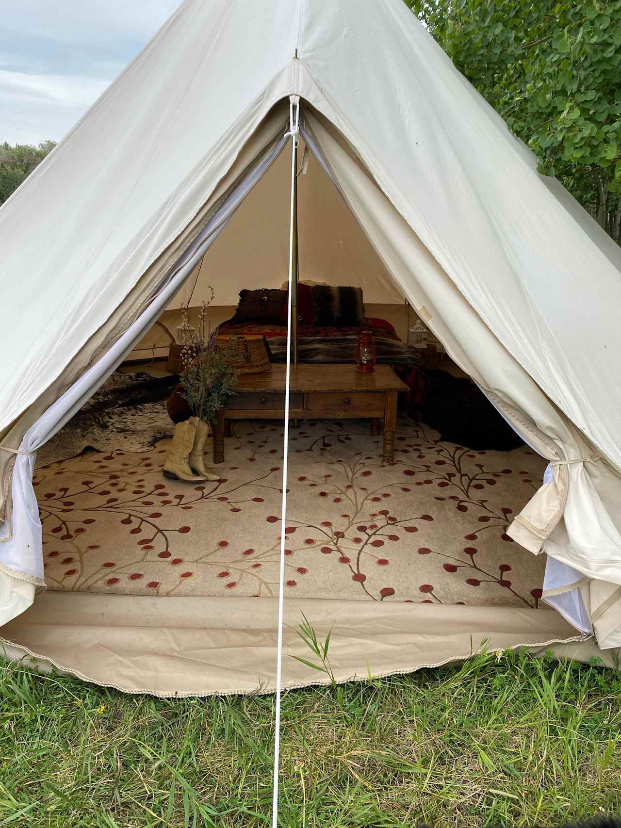 Comfy bed to relax after a long day of exploring!
