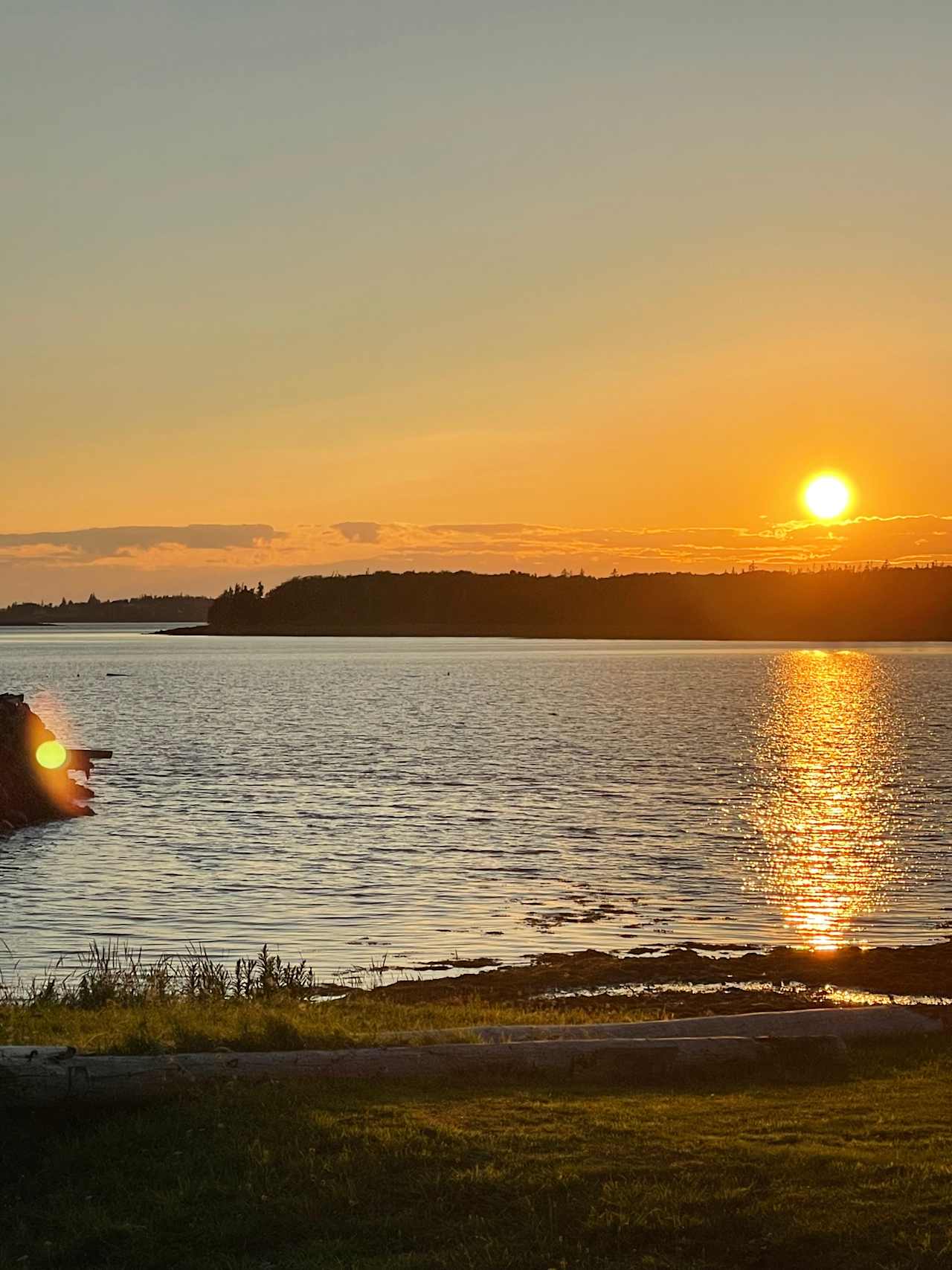 Sunset over Lobster Cove ❤️