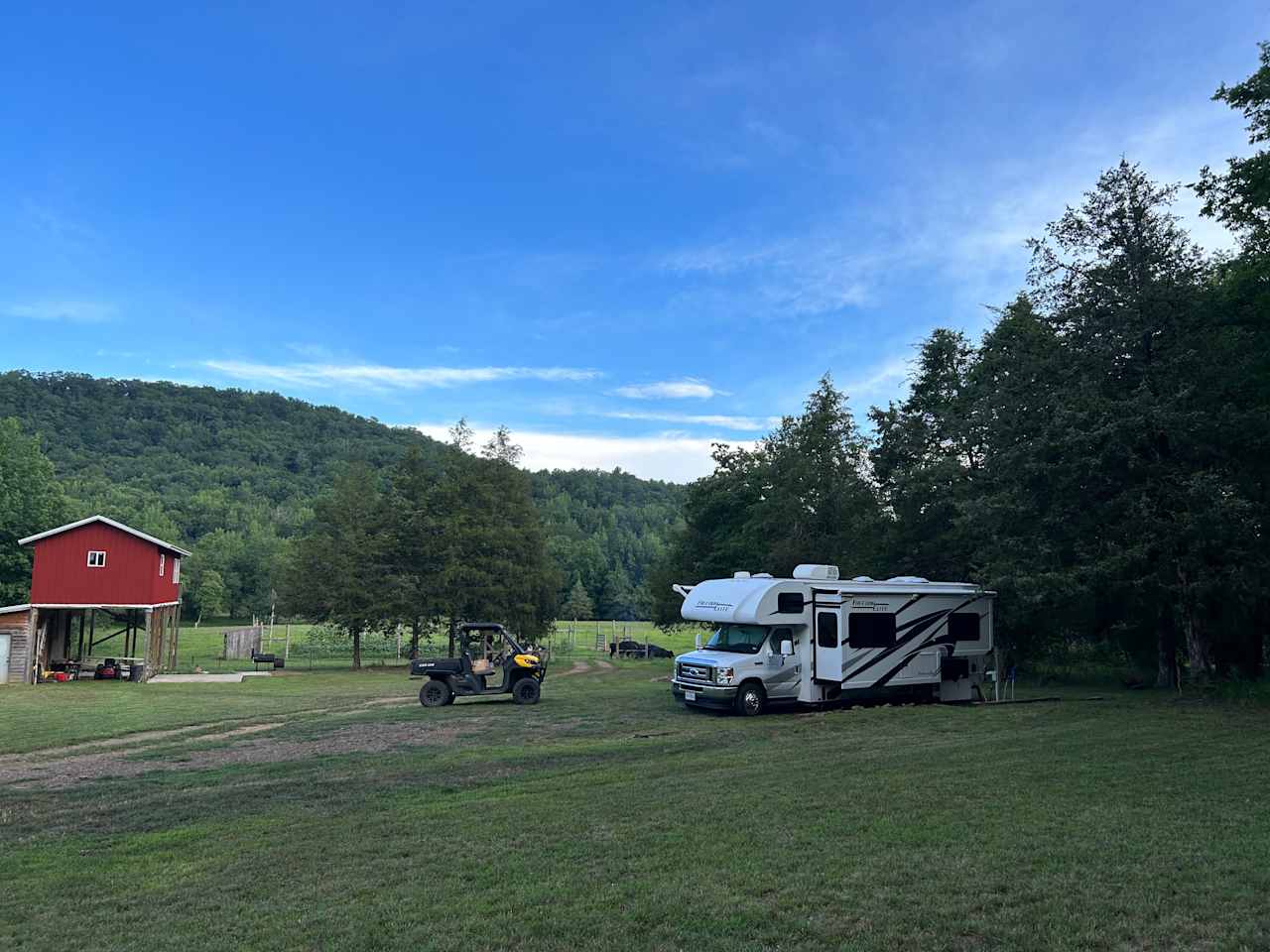 RV Site view from the road.