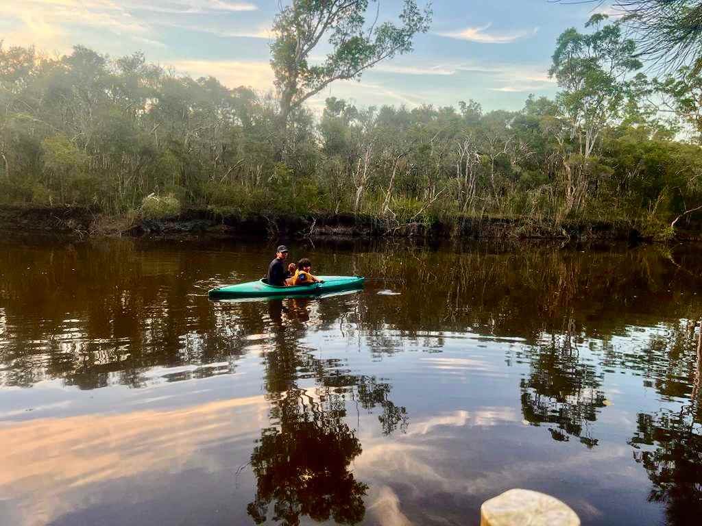 Kayaks provided