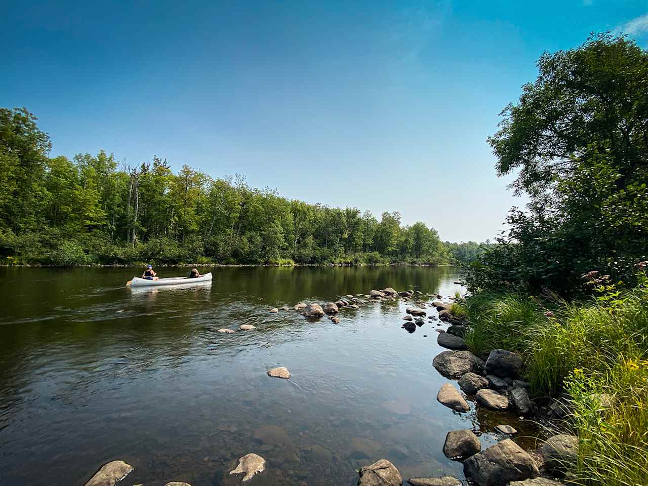 Paddling from the Chippewa Dam