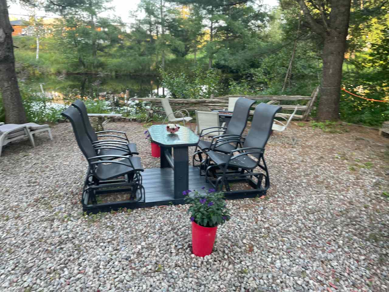 Inukshuk zen garden campsite